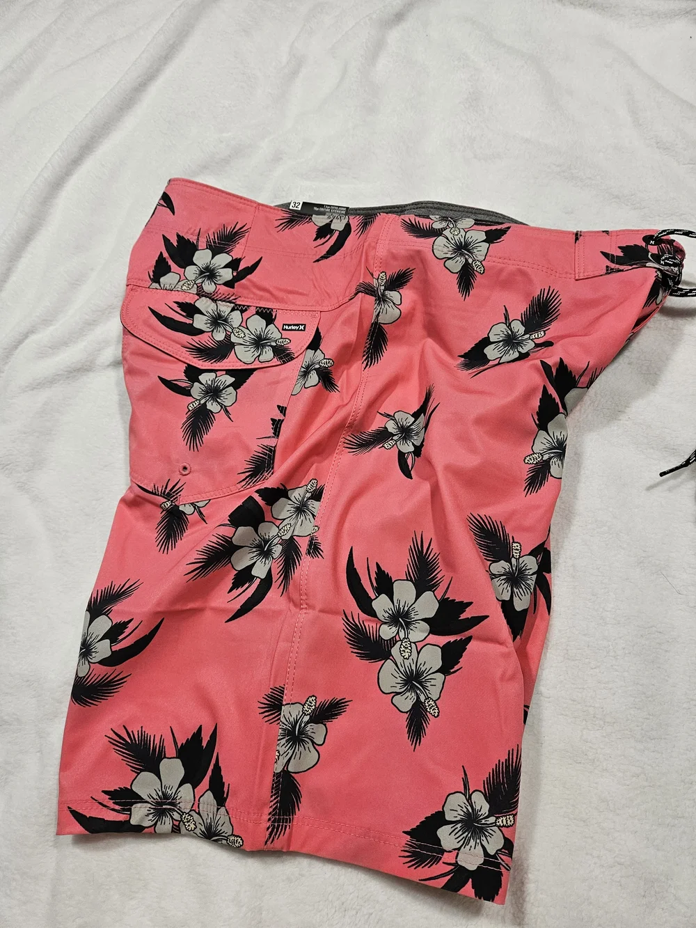 Men's Hurley Pink Hibiscus Boardshort